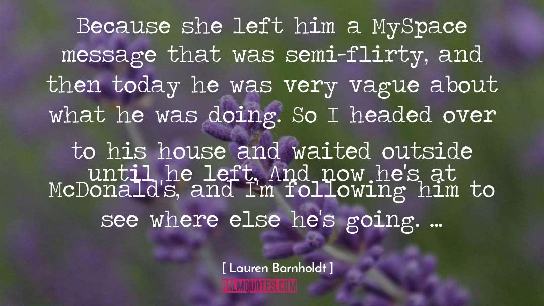 Young Adult Series quotes by Lauren Barnholdt