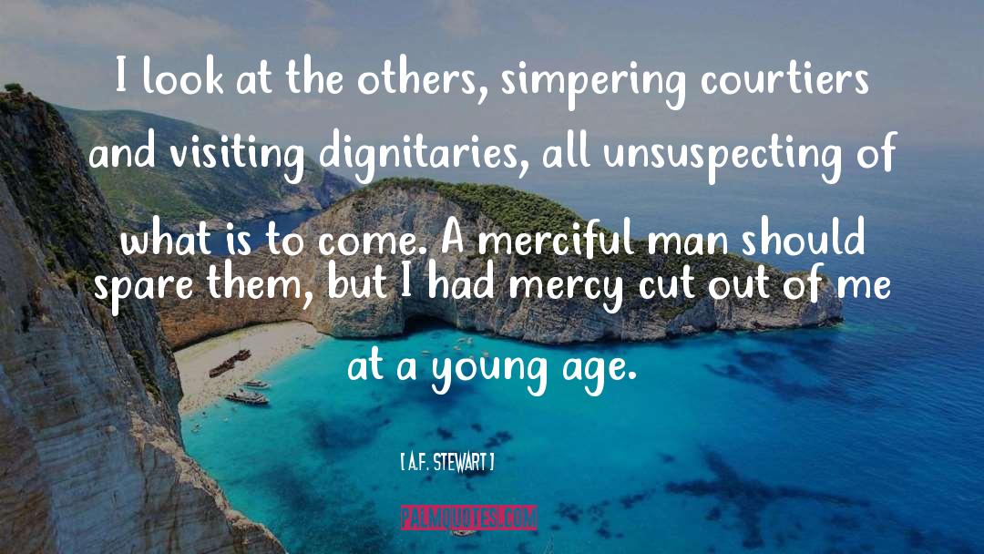 Young Age quotes by A.F. Stewart