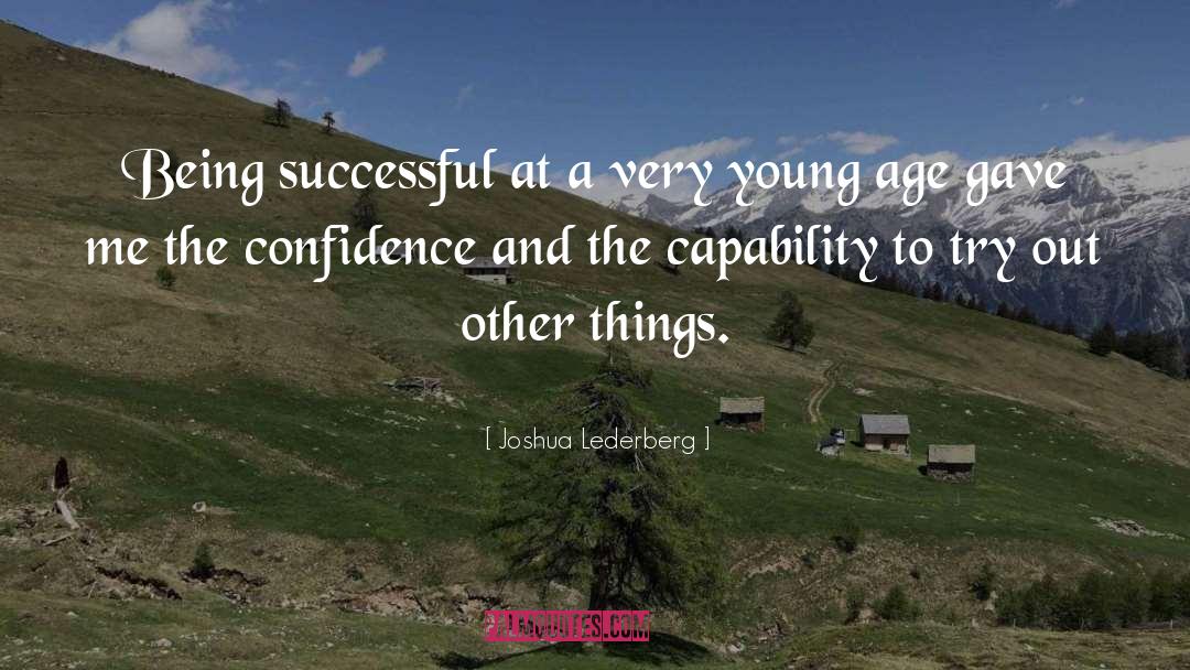 Young Age quotes by Joshua Lederberg