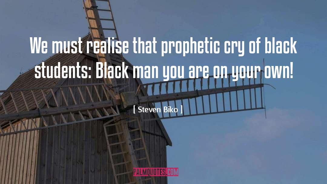 Young Black Man quotes by Steven Biko