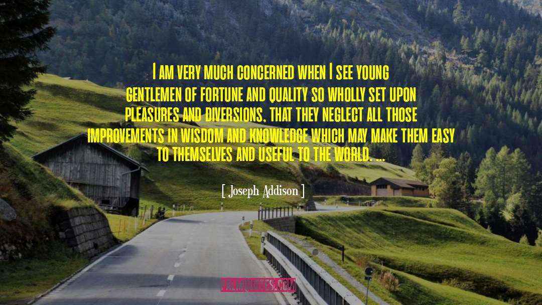 Young Gentlemen quotes by Joseph Addison