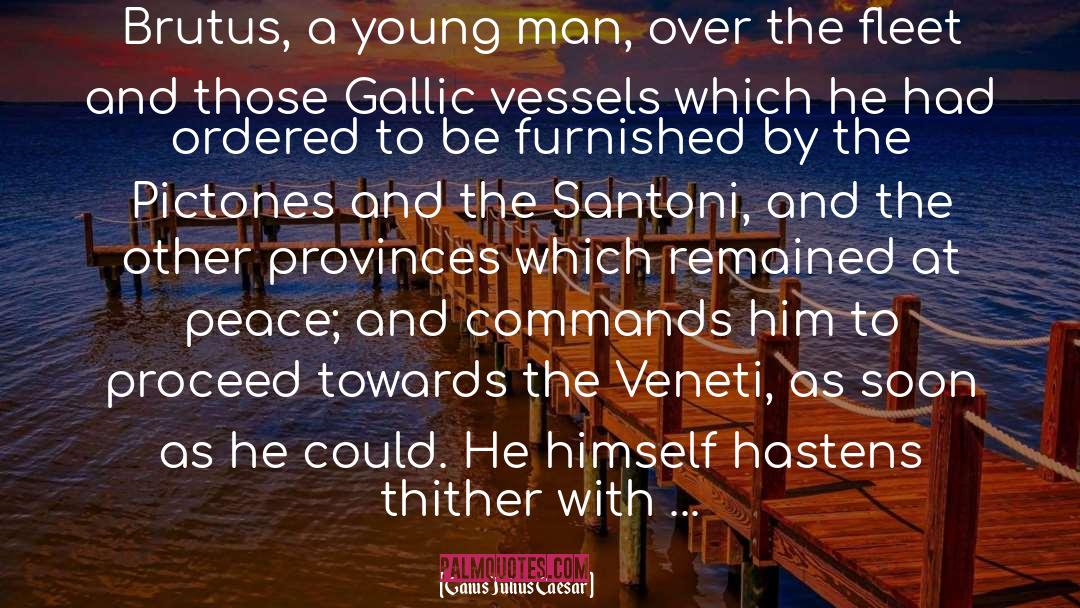 Young Man quotes by Gaius Julius Caesar