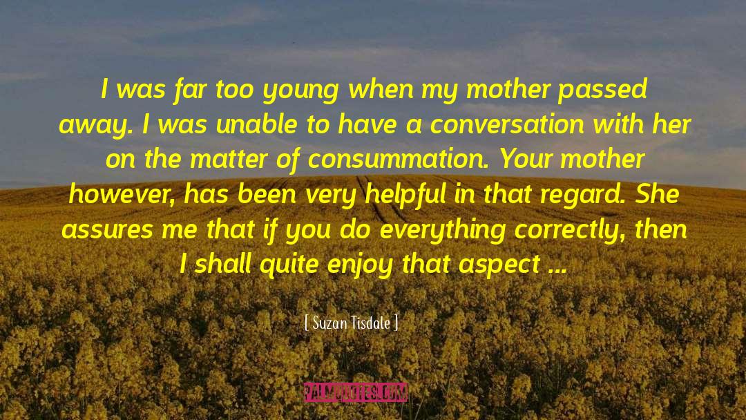 Young Mothers quotes by Suzan Tisdale