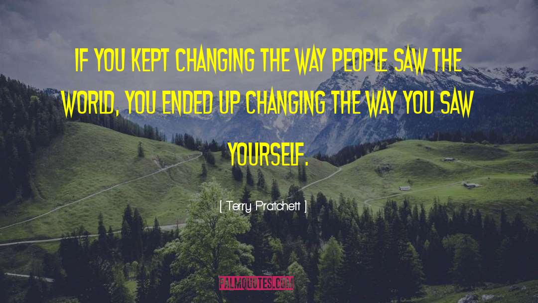 Young People Changing The World quotes by Terry Pratchett