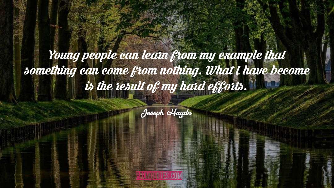 Young People quotes by Joseph Haydn