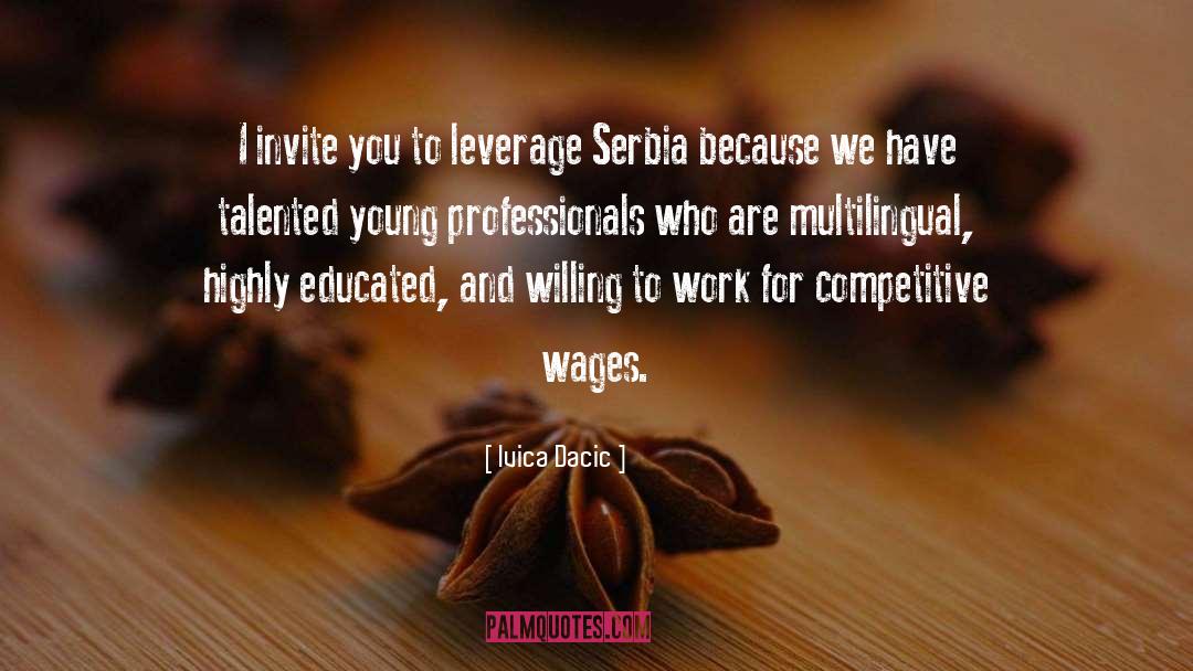 Young Professionals quotes by Ivica Dacic