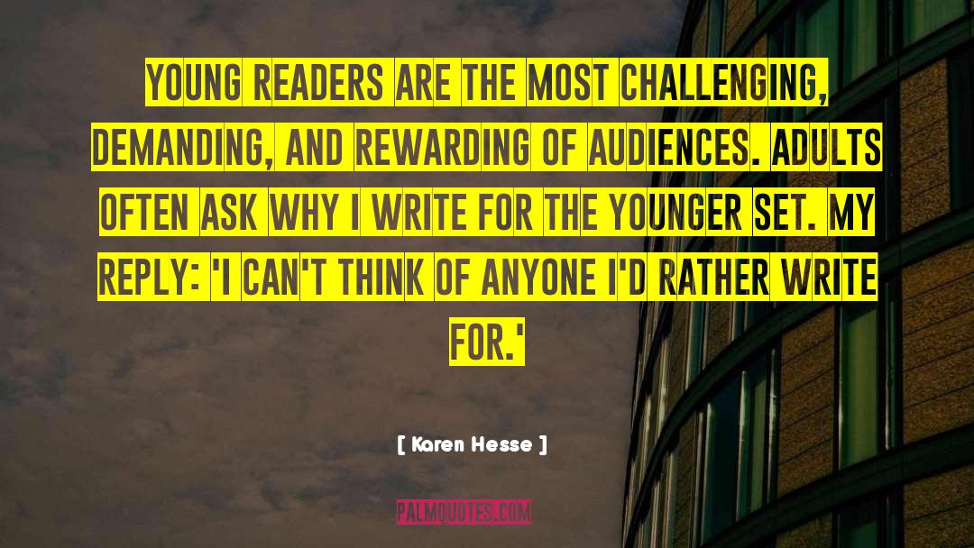 Young Readers quotes by Karen Hesse