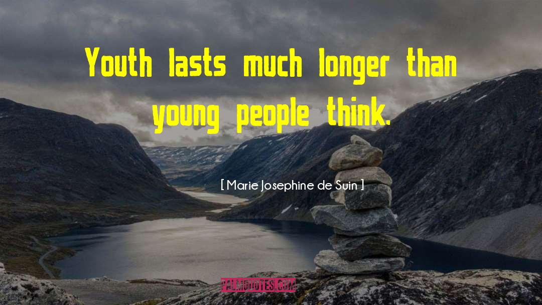 Young Students quotes by Marie Josephine De Suin