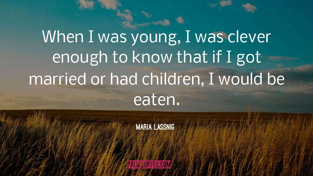 Young Talent quotes by Maria Lassnig