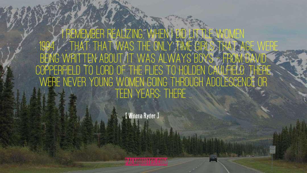 Young Women quotes by Winona Ryder