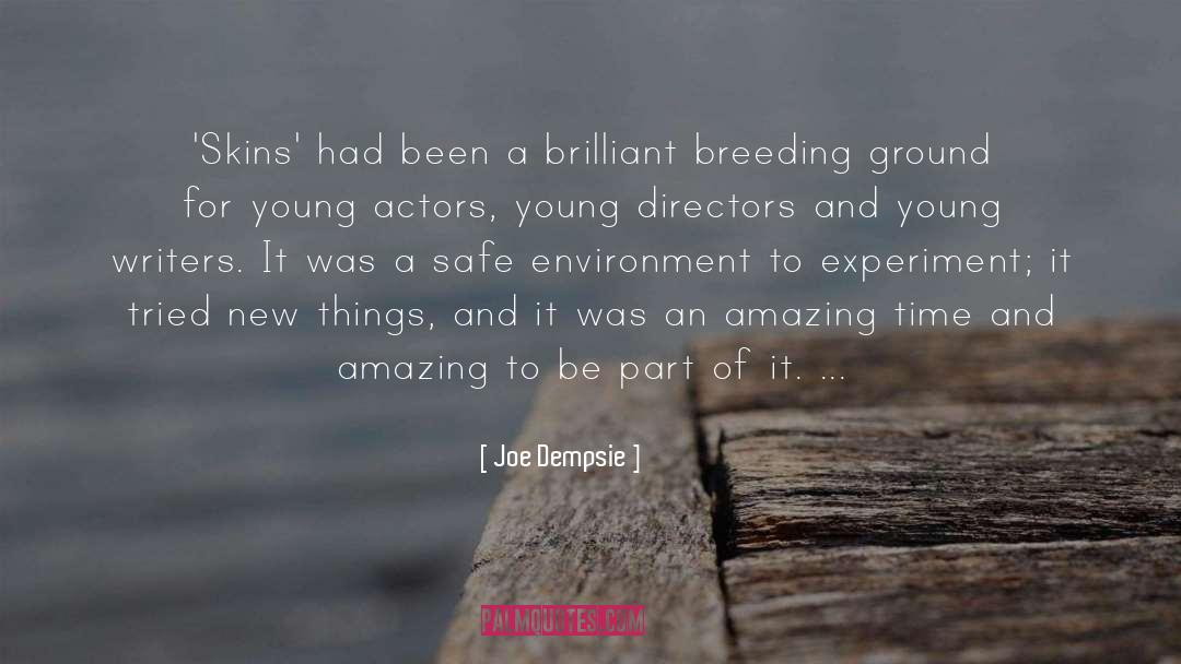 Young Writers quotes by Joe Dempsie