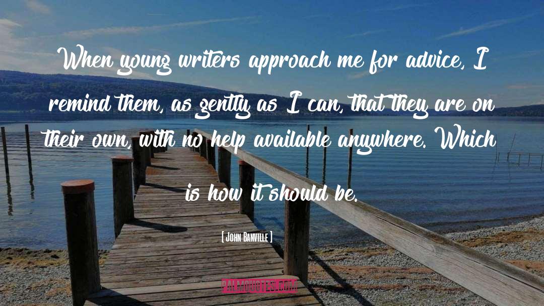 Young Writers quotes by John Banville