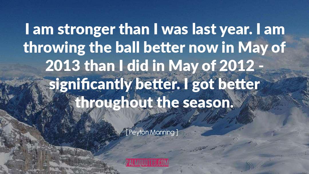 Young Years quotes by Peyton Manning