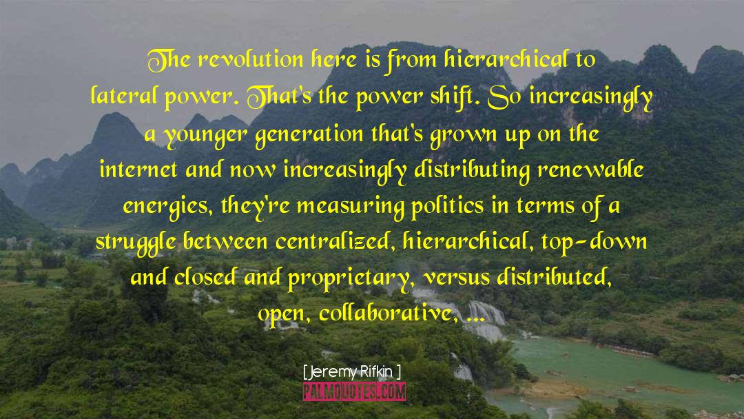 Younger Generation quotes by Jeremy Rifkin