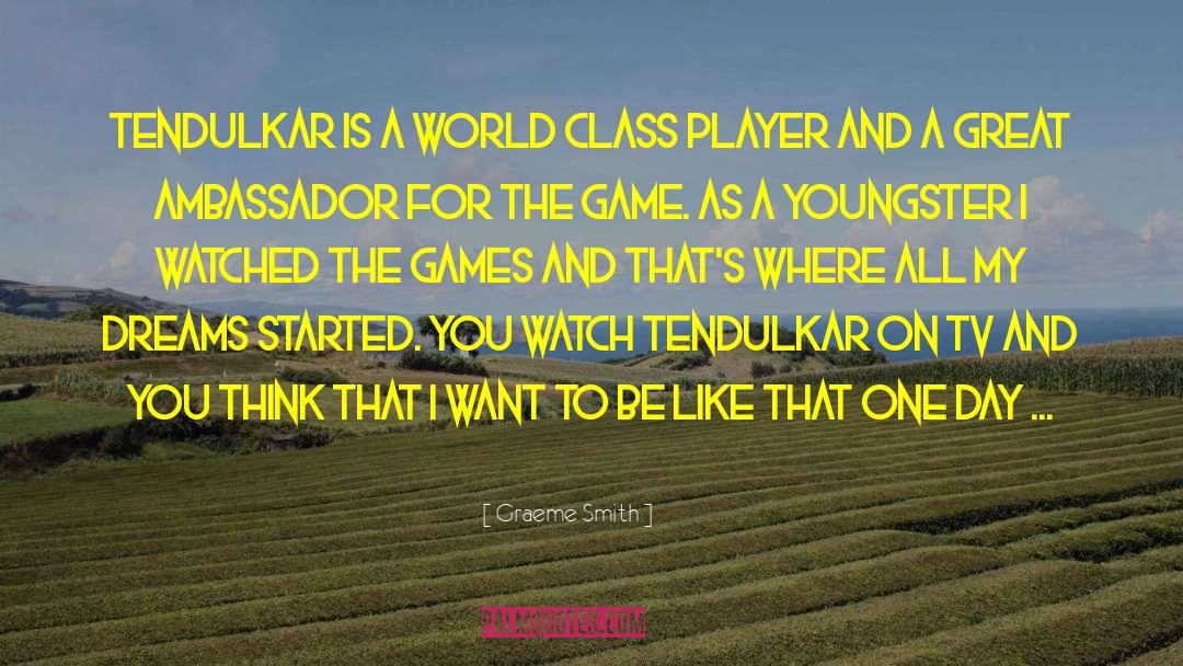Youngster quotes by Graeme Smith