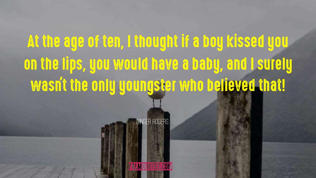 Youngster quotes by Ginger Rogers