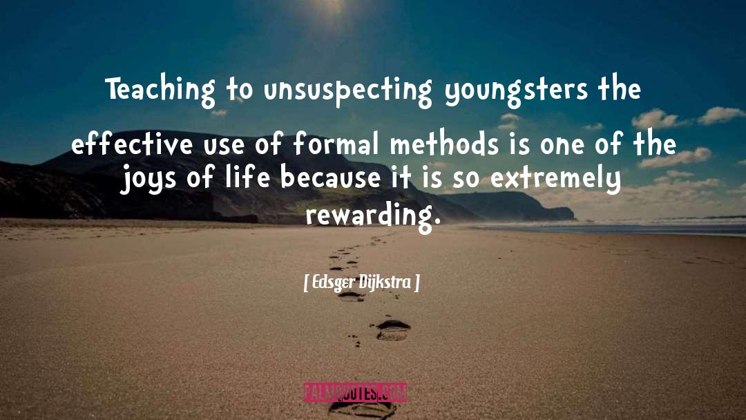 Youngsters quotes by Edsger Dijkstra
