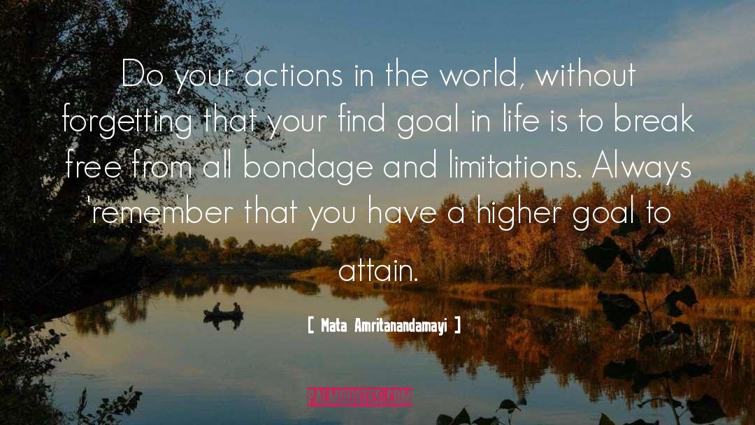 Your Actions quotes by Mata Amritanandamayi