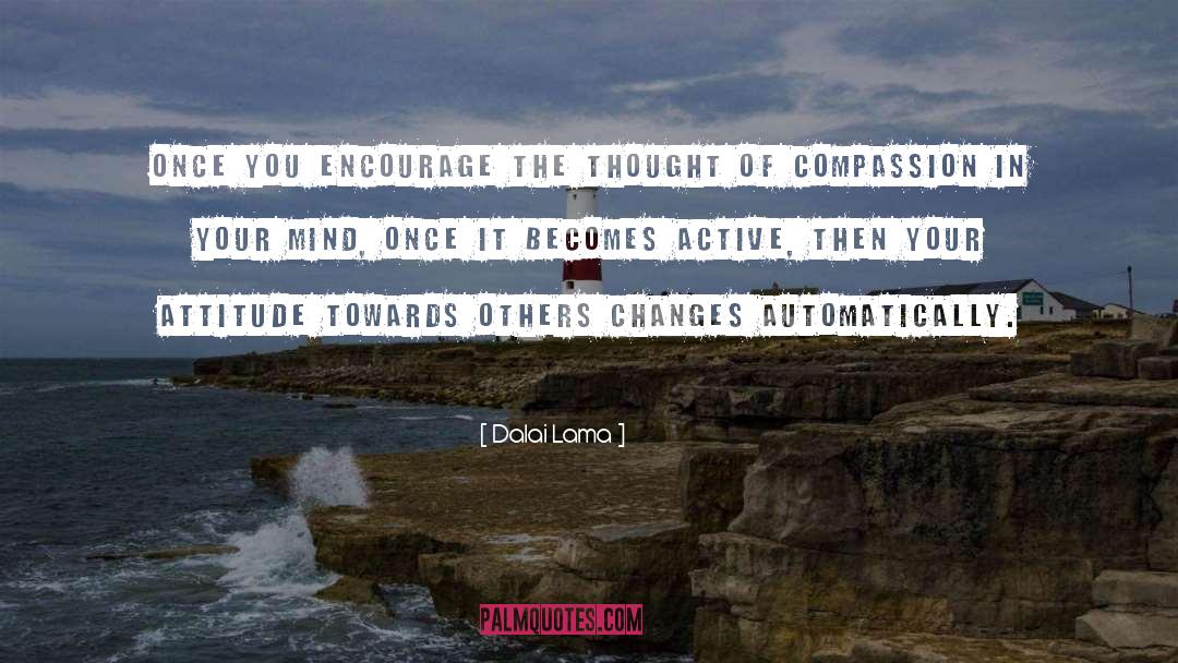 Your Attitude quotes by Dalai Lama
