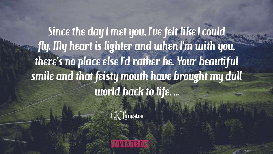 Your Beautiful quotes by K. Langston