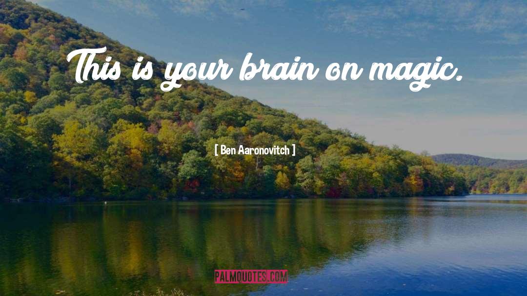 Your Brain On Reddit quotes by Ben Aaronovitch