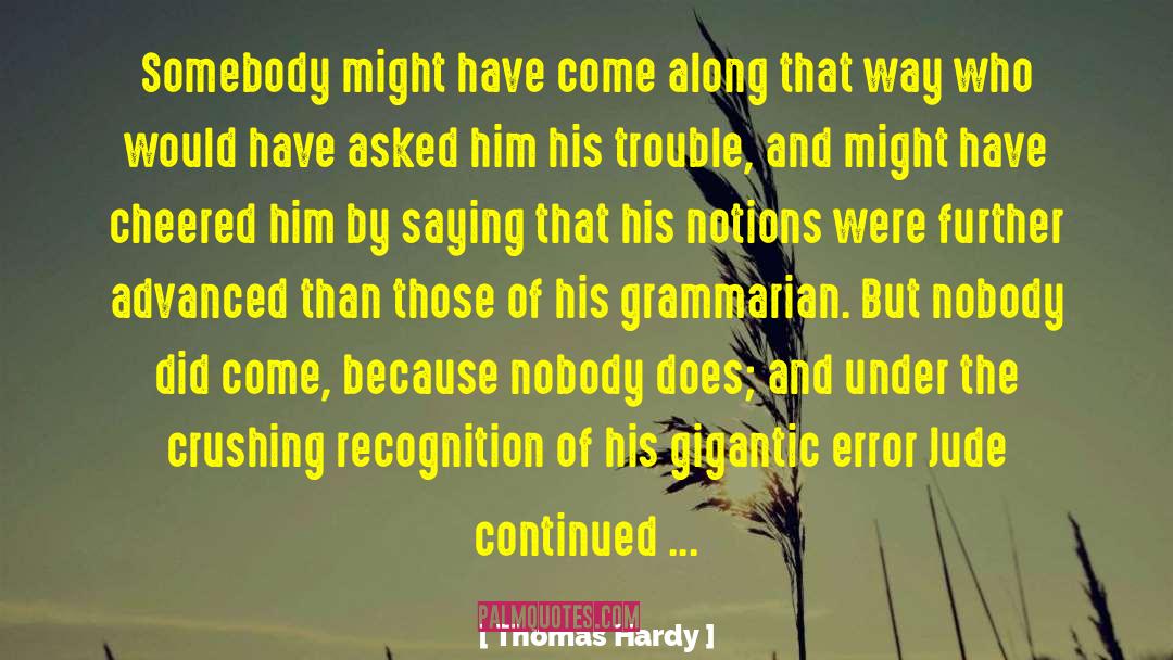 Your Crush quotes by Thomas Hardy