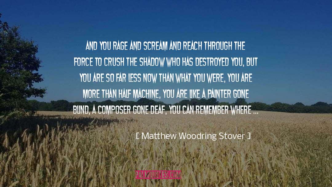 Your Crush To See quotes by Matthew Woodring Stover