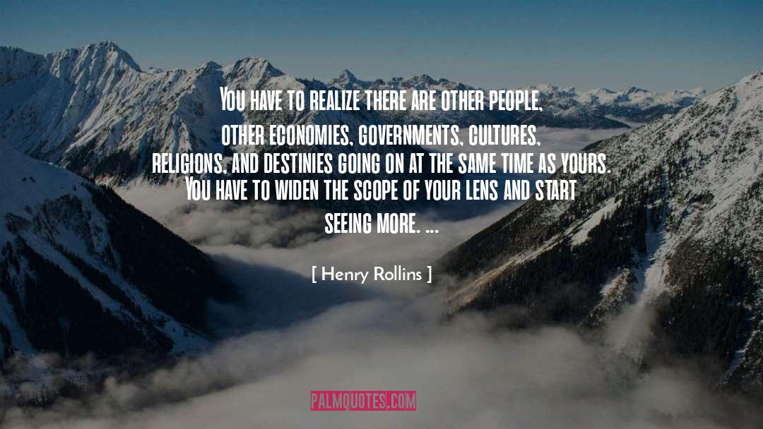 Your Destiny On Earth quotes by Henry Rollins