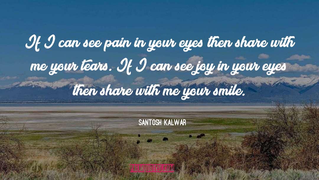 Your Eyes quotes by Santosh Kalwar