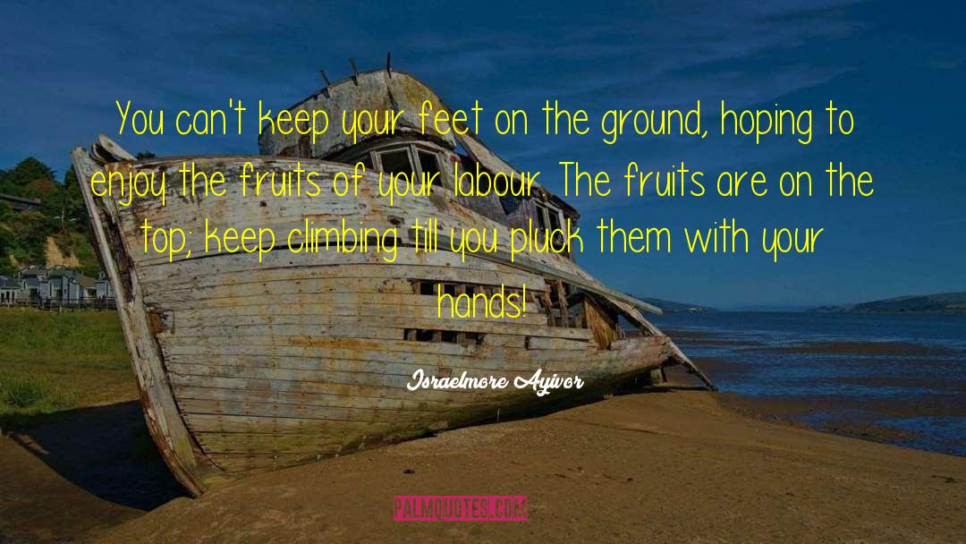 Your Feet On The Ground quotes by Israelmore Ayivor