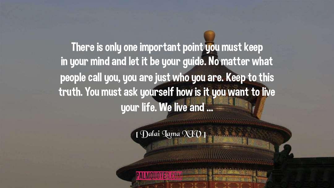 Your Guide quotes by Dalai Lama XIV