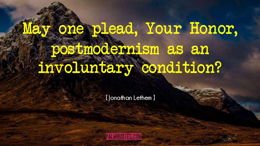 Your Honor quotes by Jonathan Lethem