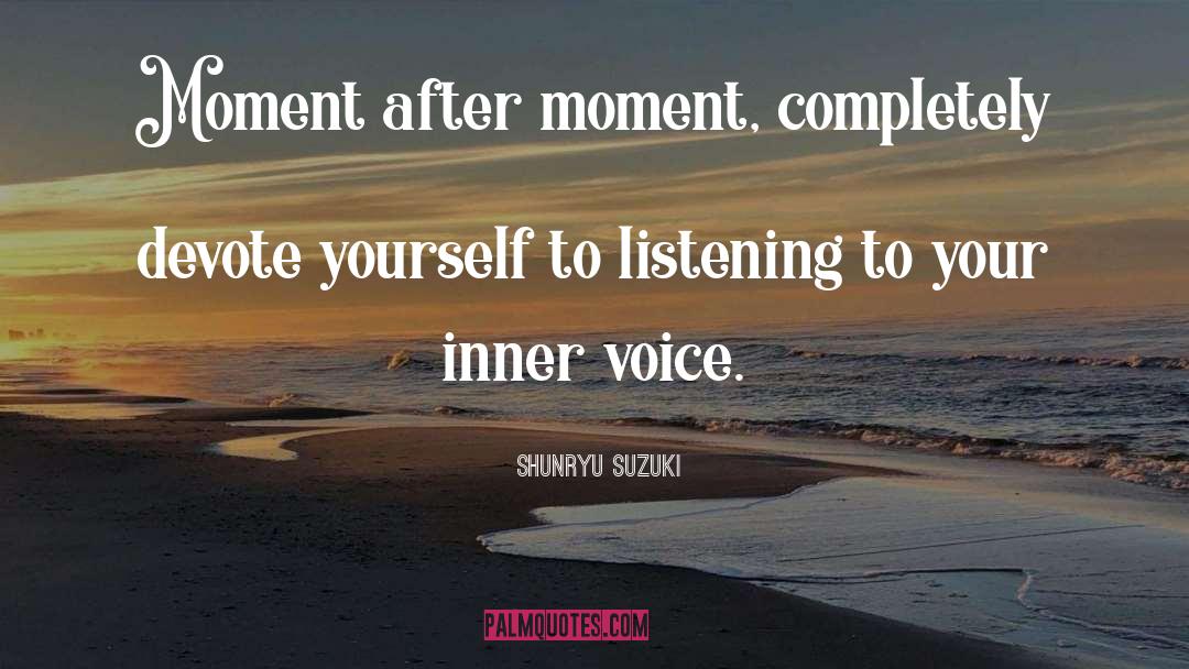Your Inner Voice quotes by Shunryu Suzuki