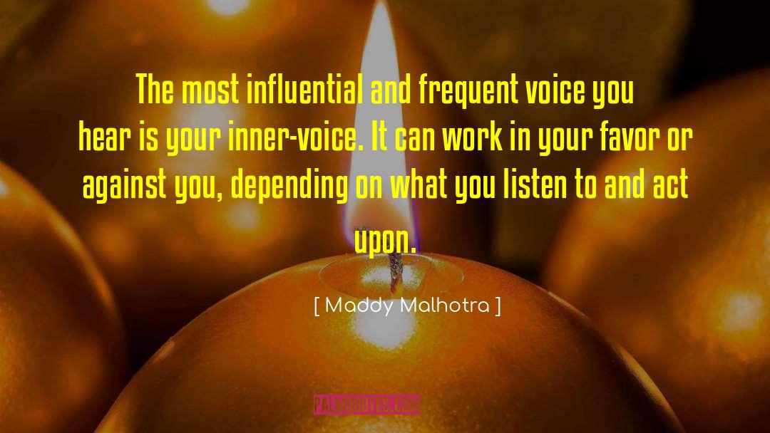 Your Inner Voice quotes by Maddy Malhotra
