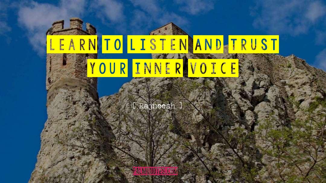 Your Inner Voice quotes by Rajneesh