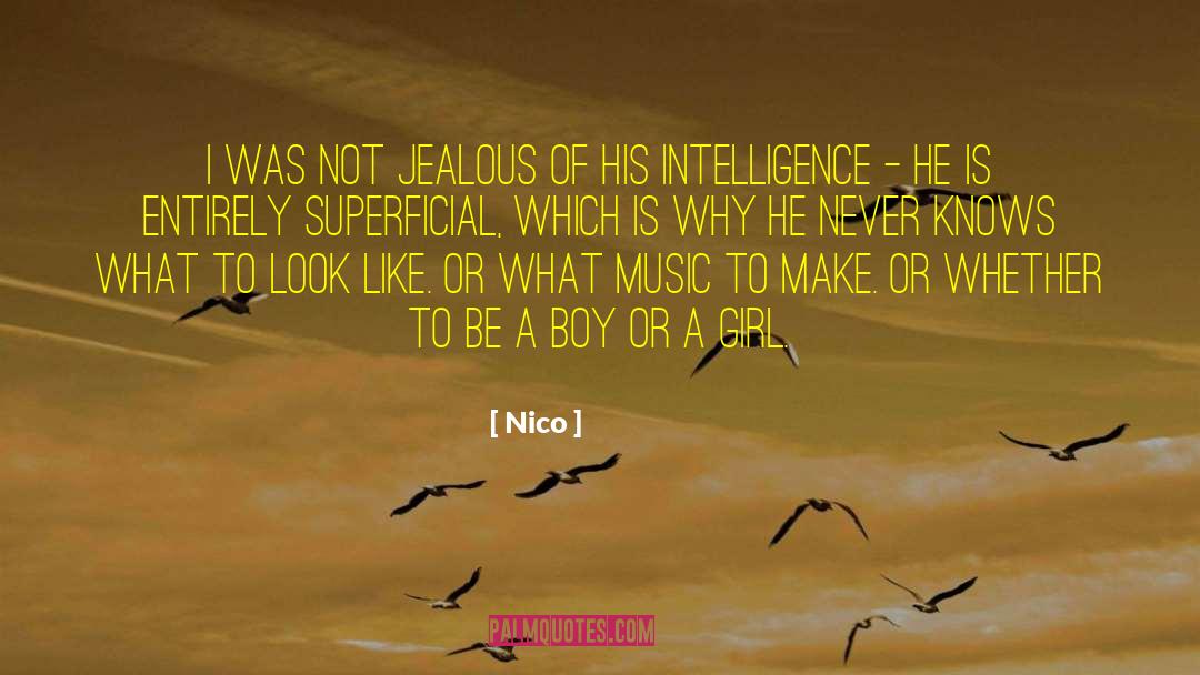 Your Jealous quotes by Nico