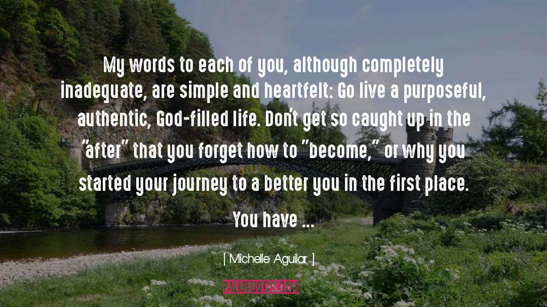 Your Journey quotes by Michelle Aguilar