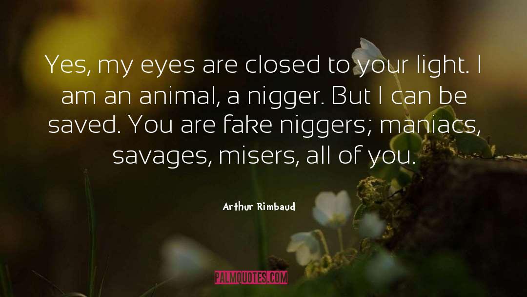 Your Light quotes by Arthur Rimbaud