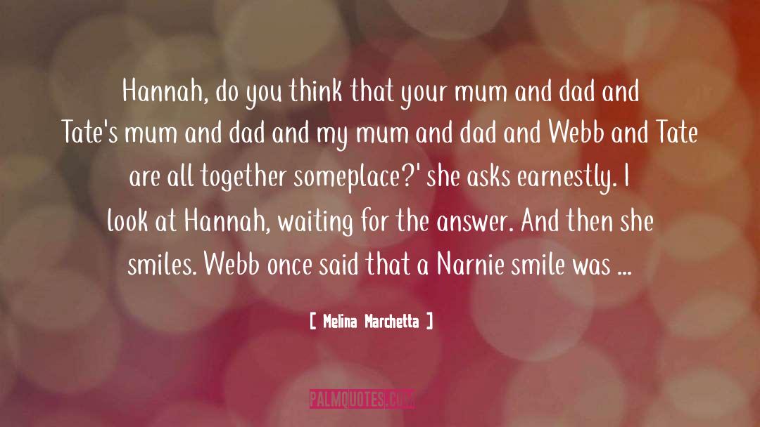 Your Mum quotes by Melina Marchetta