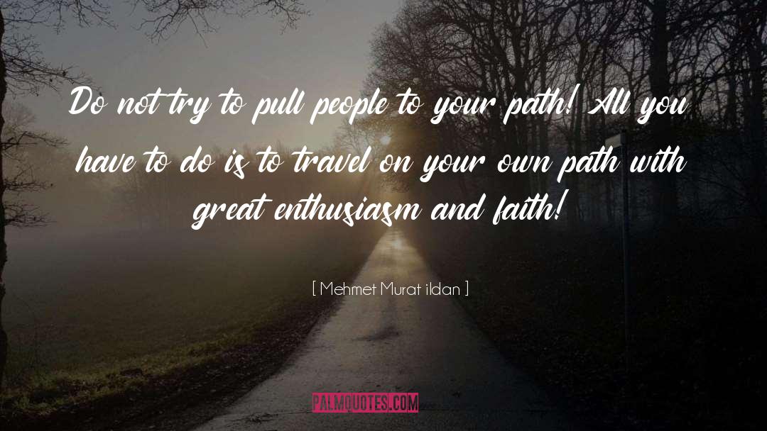 Your Own Path quotes by Mehmet Murat Ildan