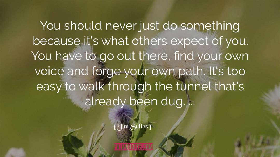 Your Own Path quotes by Jim Sullos