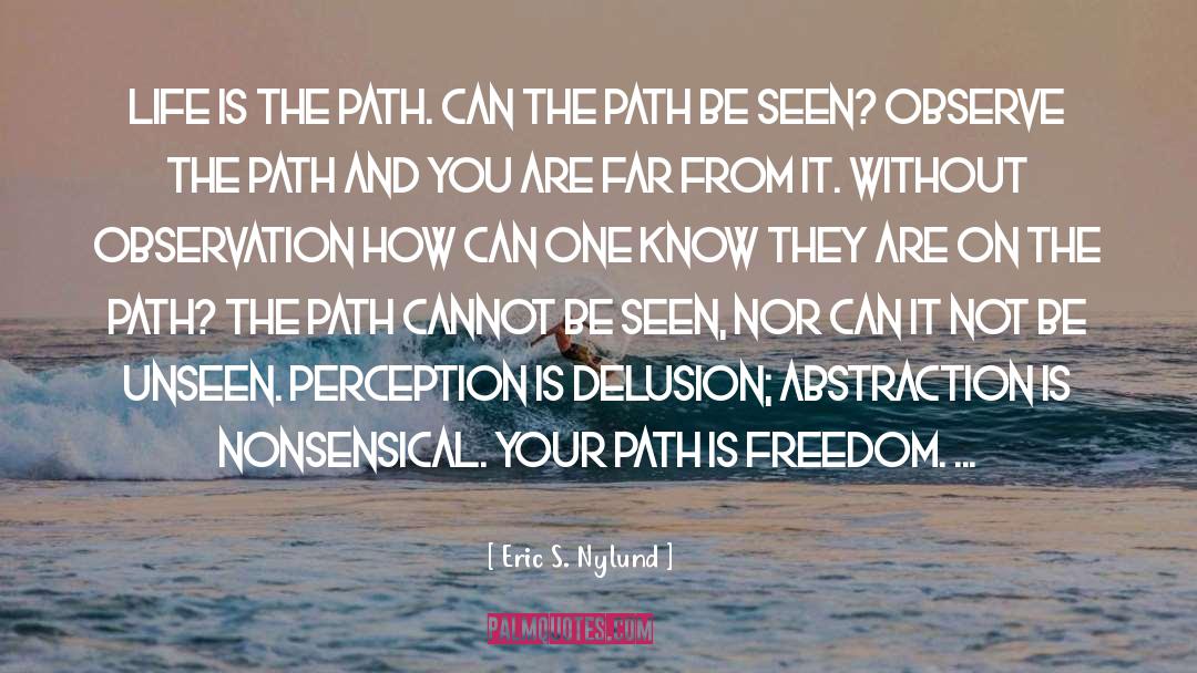 Your Path quotes by Eric S. Nylund