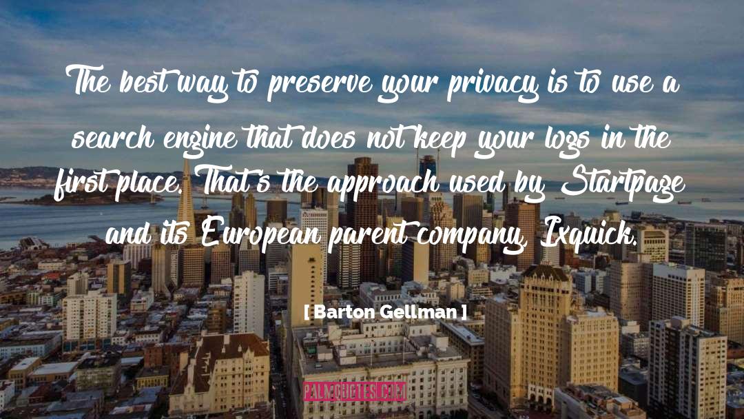 Your Place In The World quotes by Barton Gellman