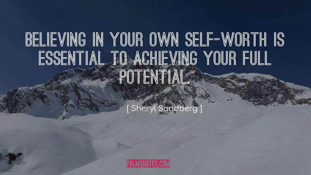 Your Potential In Life quotes by Sheryl Sandberg