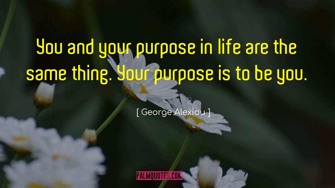 Your Purpose In Life quotes by George Alexiou