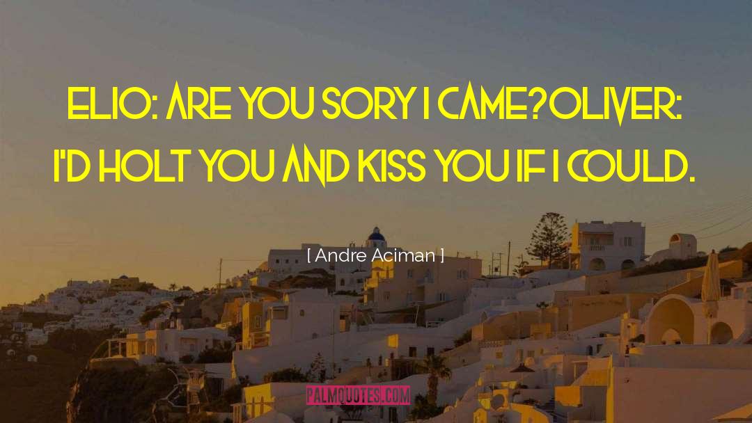 Your Sory quotes by Andre Aciman