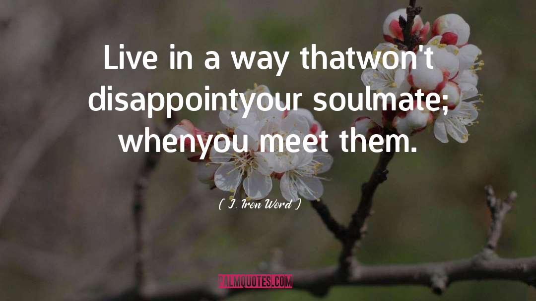Your Soulmate quotes by J. Iron Word