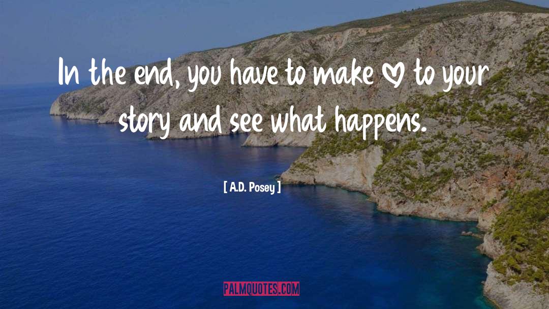 Your Story quotes by A.D. Posey