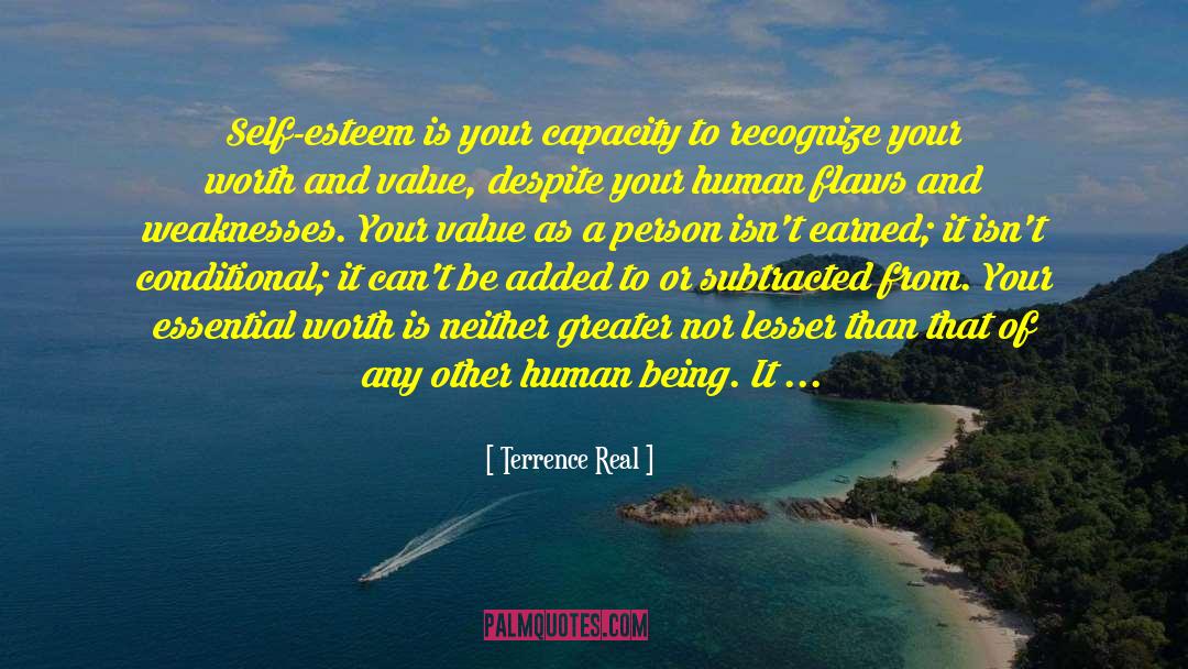 Your Value quotes by Terrence Real