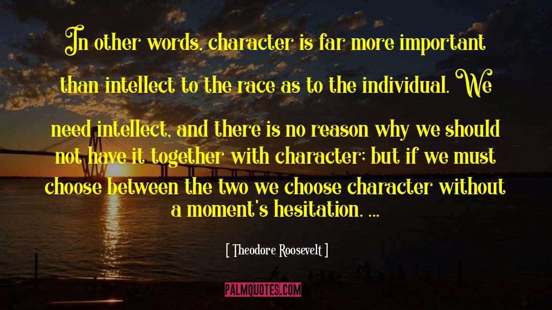 Your Words Reflect Your Character quotes by Theodore Roosevelt